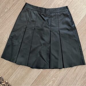Anne Klein Black Pleated Skirt